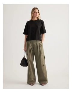 Allegra Cropped Boxy Tee