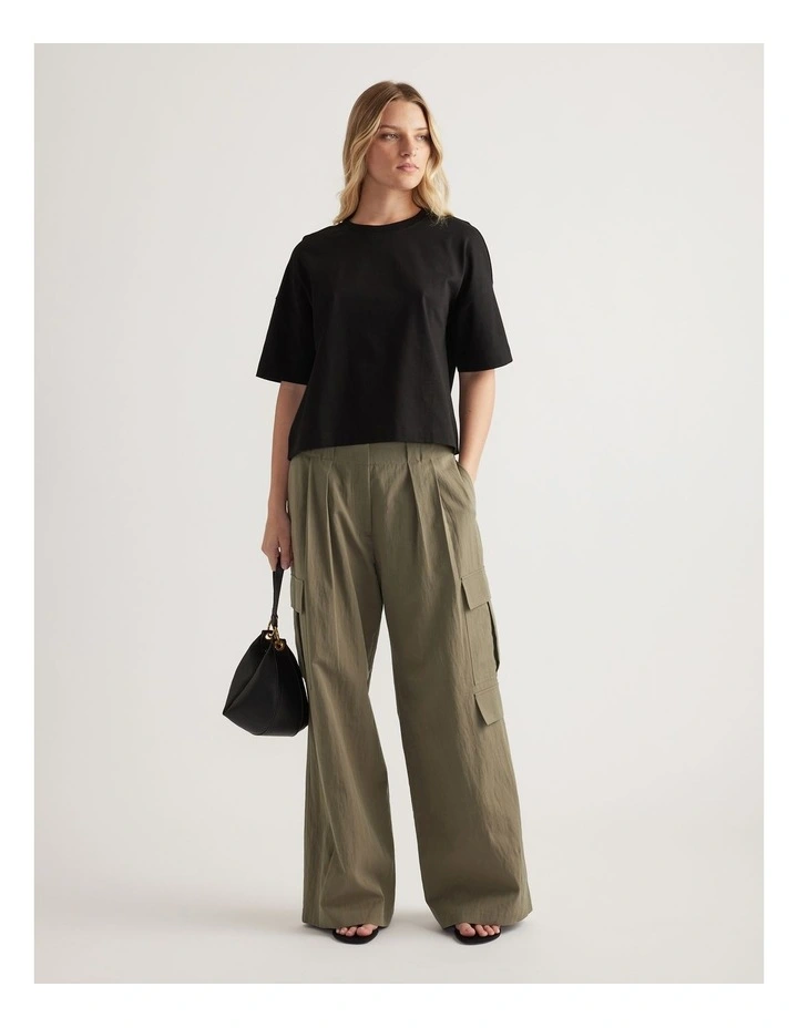 Allegra Cropped Boxy Tee image 1