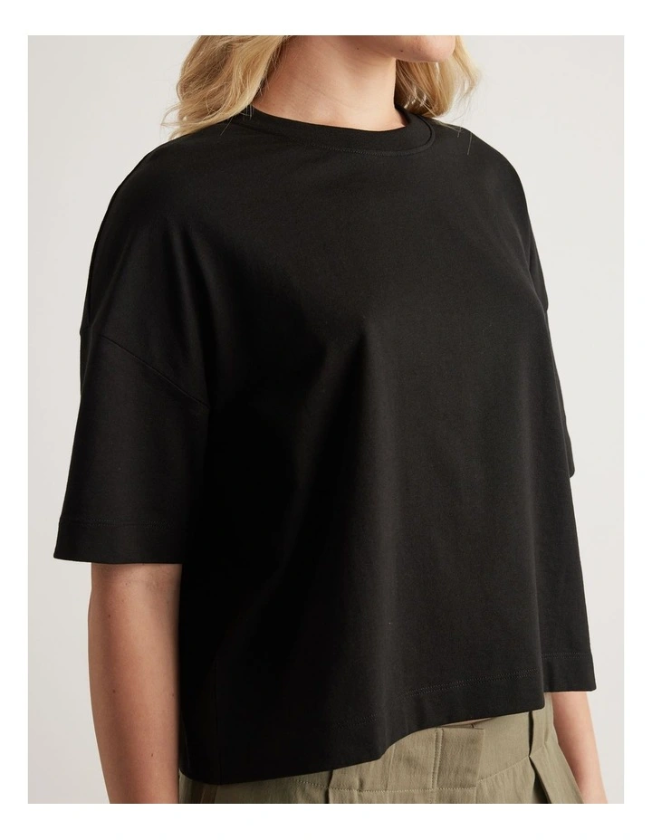 Allegra Cropped Boxy Tee image 3