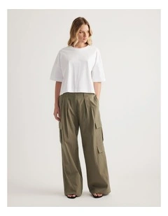 Allegra Cropped Boxy Tee