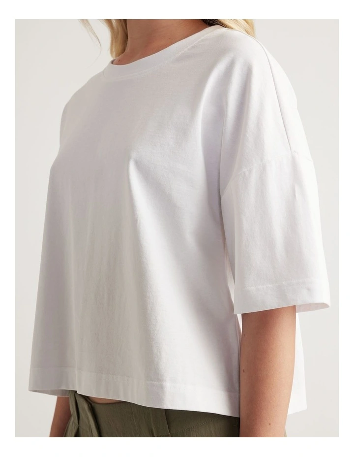 Allegra Cropped Boxy Tee image 3