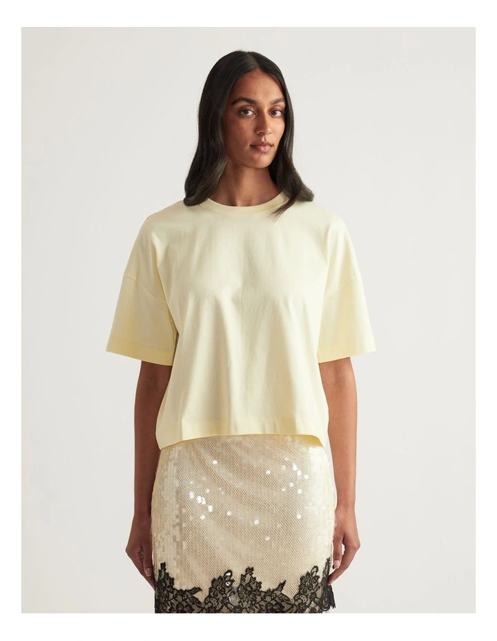 Allegra Cropped Boxy Tee image 4