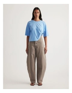 Allegra Cropped Boxy Tee