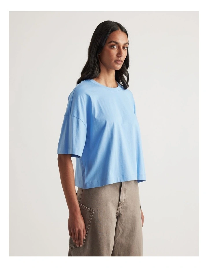 Allegra Cropped Boxy Tee image 4