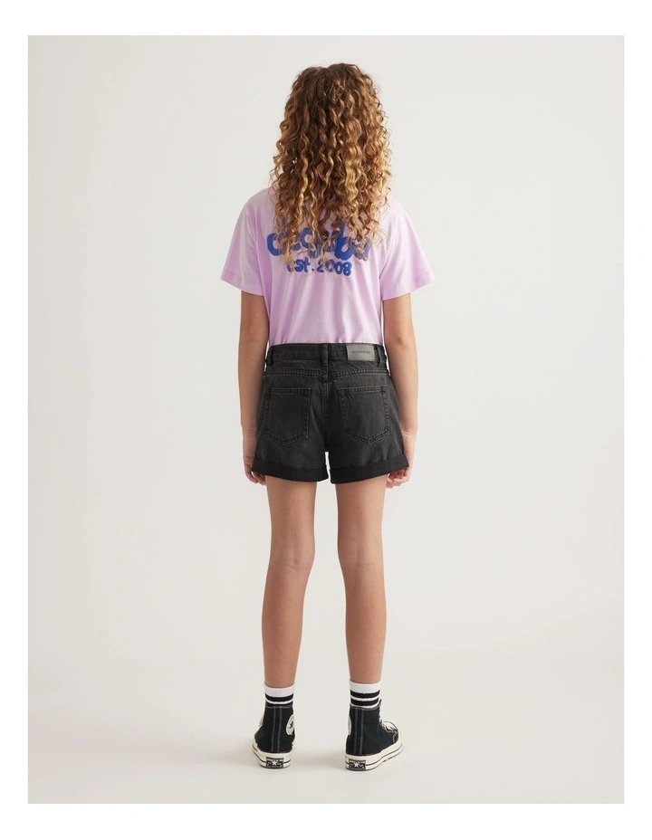 Girls Emma Crystal Denim Short image 2