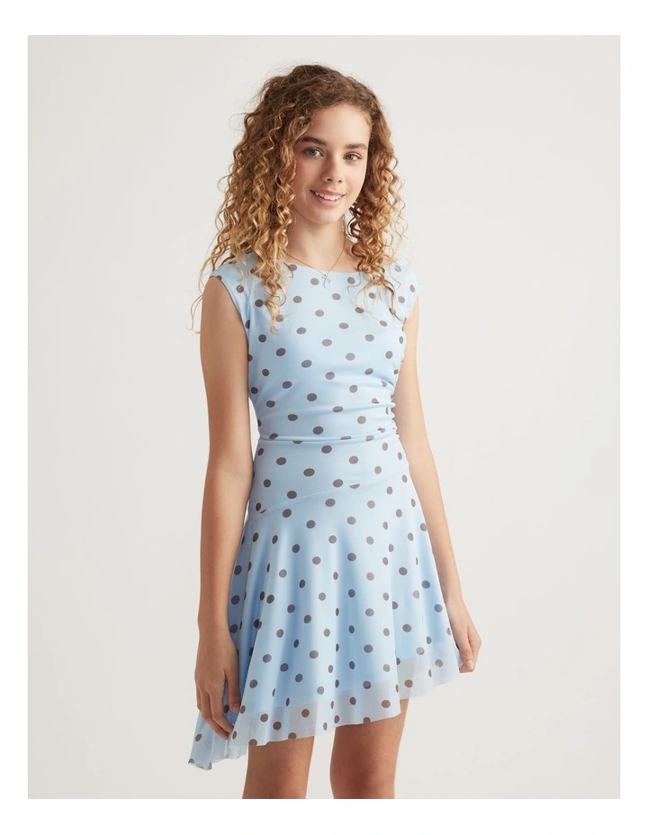Girls Willow Asymmetric Dress image 4