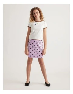 Girls Saint Tropez Ringer Tee