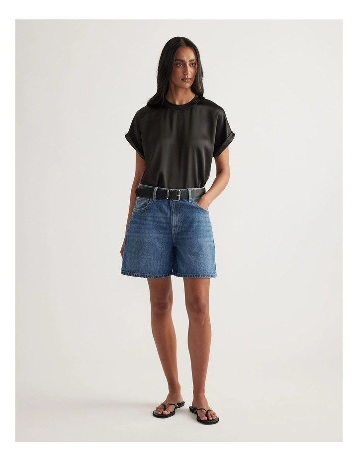 Abigail A-Line Denim Short image 1