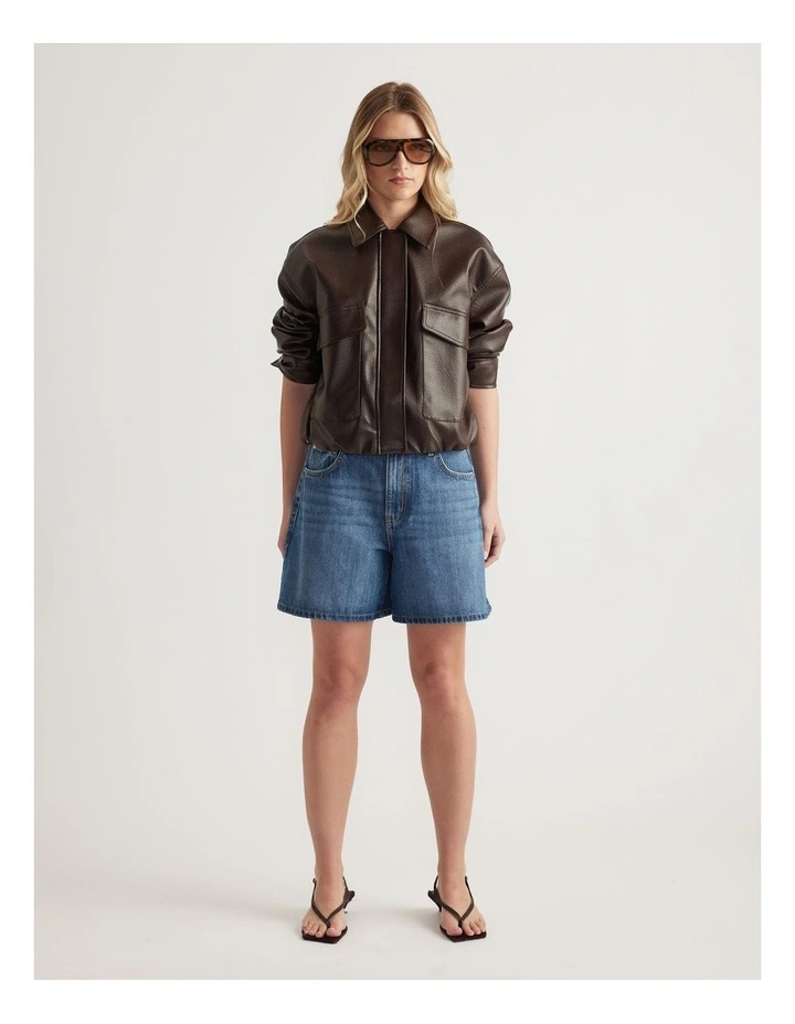 Abigail A-Line Denim Short image 1