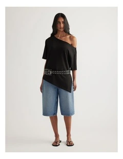 Corey Longline Denim Short