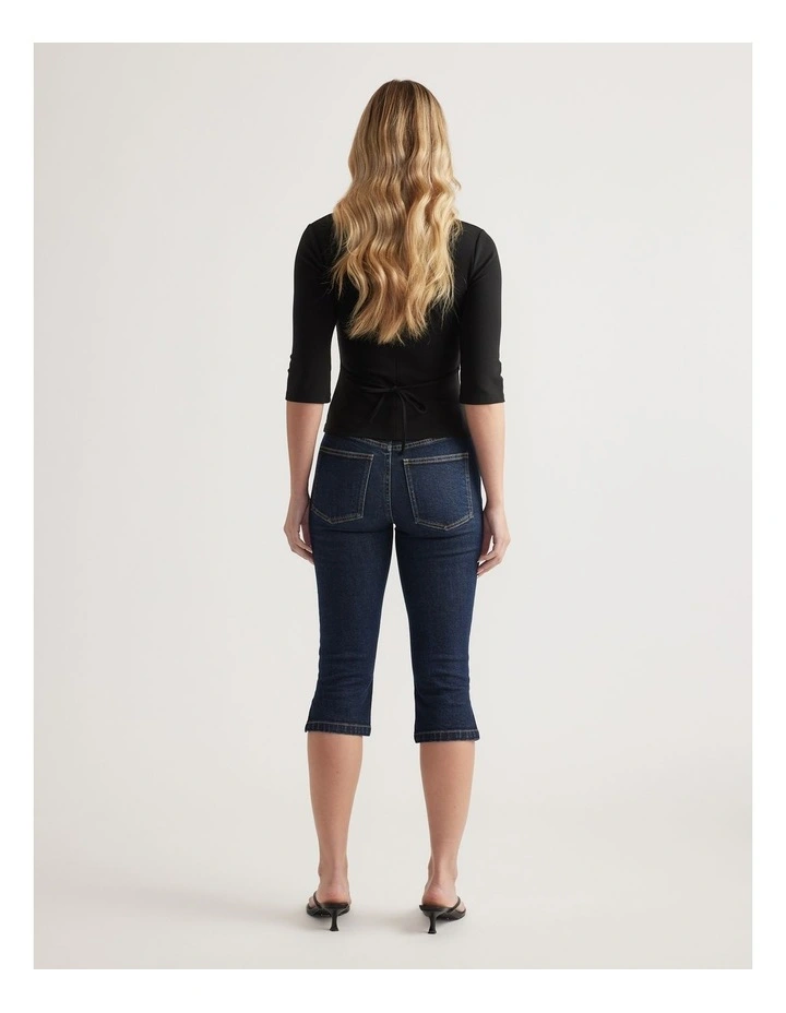 Iris Fitted 3/4 Sleeve Top image 2