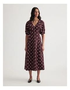 Drew Panelled Midi Dress