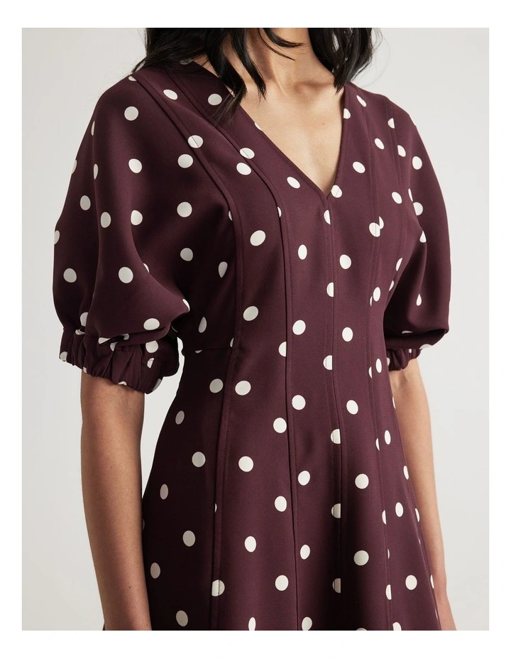 Drew Panelled Midi Dress image 3