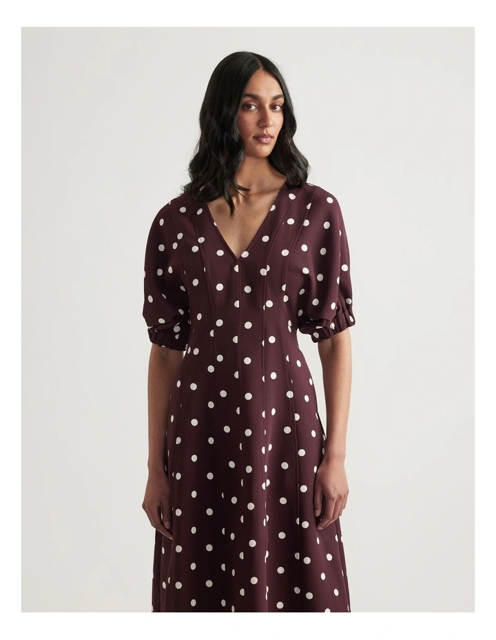 Drew Panelled Midi Dress image 4