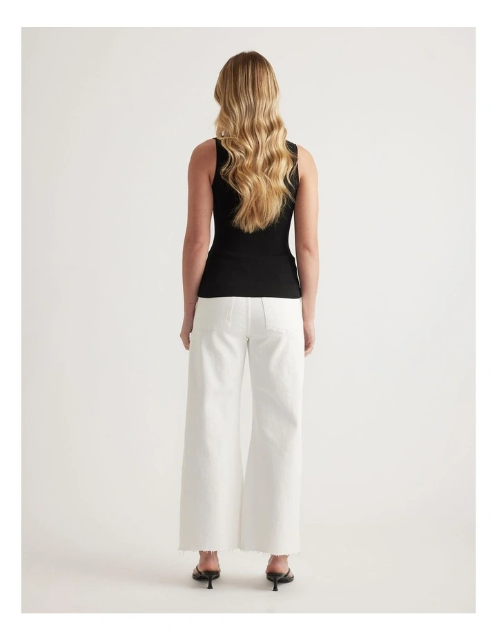 Holly Square Neck Knit Tank image 2