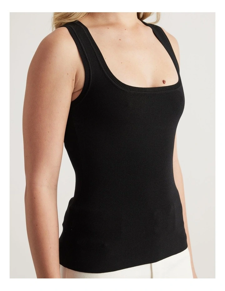 Holly Square Neck Knit Tank image 3