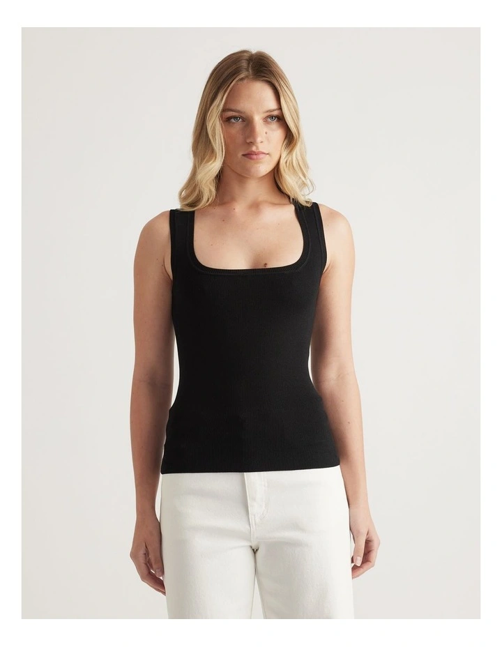 Holly Square Neck Knit Tank image 4