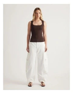 Holly Square Neck Knit Tank