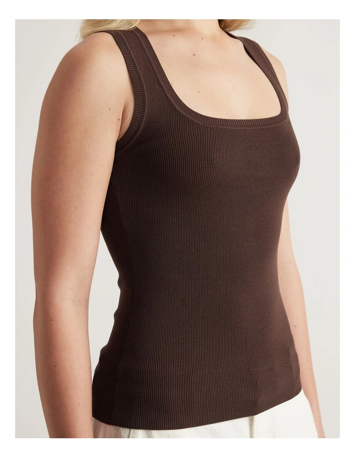 Holly Square Neck Knit Tank image 3