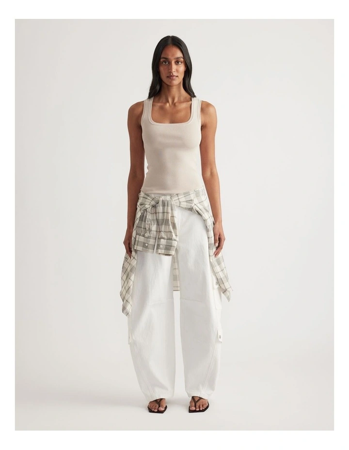 Holly Square Neck Knit Tank image 1