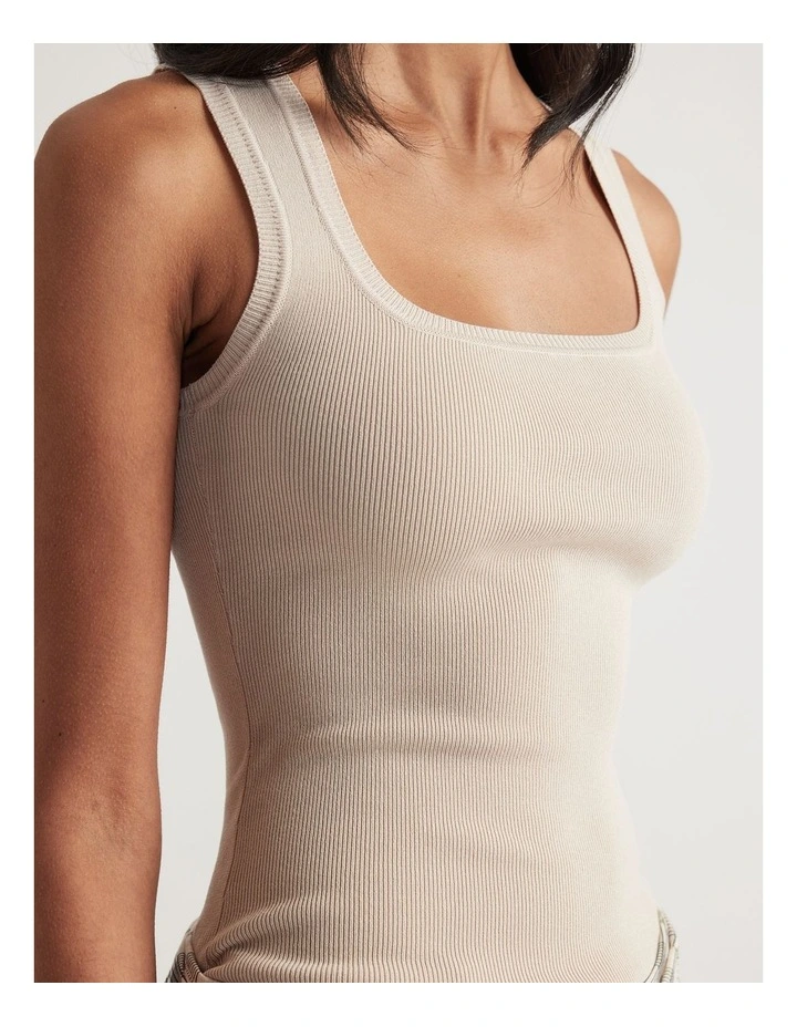 Holly Square Neck Knit Tank image 3