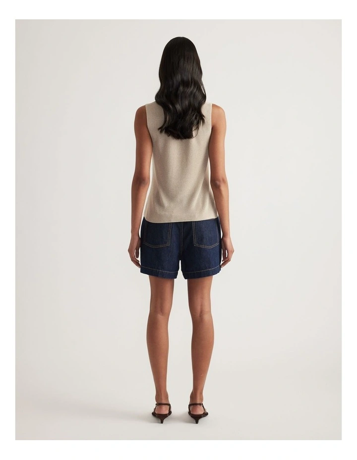 Bri Metallic Knit Tank image 2