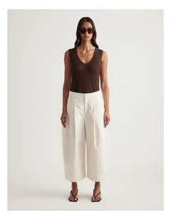 Bri Metallic Knit Tank