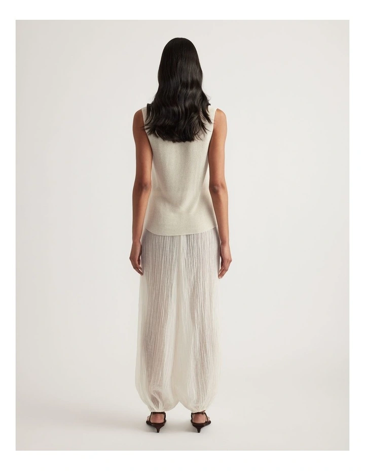 Bri Metallic Knit Tank image 2