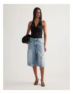 Corey Longline Denim Short