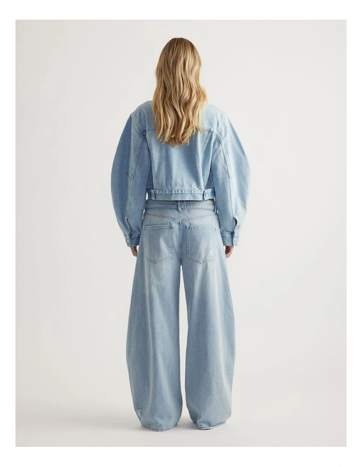 Indie Rolled Waist Ripped Jean image 2