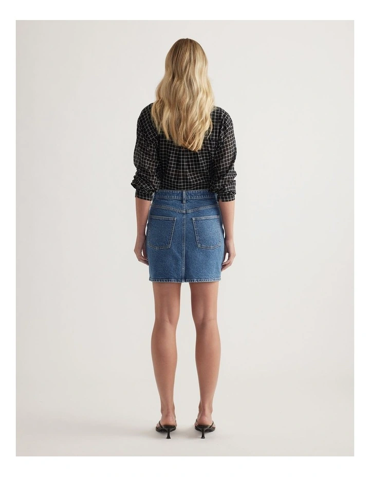 Tash Denim Mini Skirt image 2