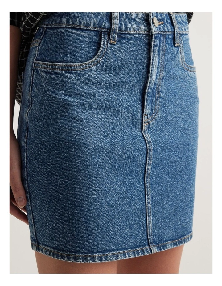 Tash Denim Mini Skirt image 3