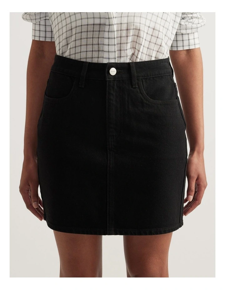 Tash Denim Mini Skirt image 4