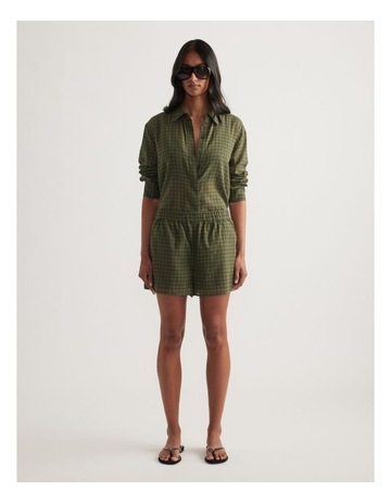 Khaki Check colour