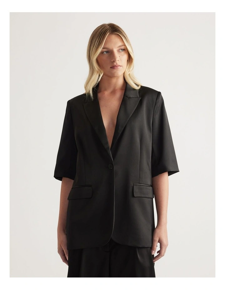 Jacquie Satin Blazer image 4