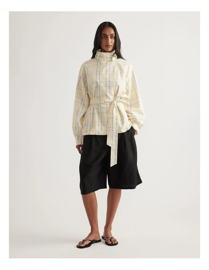 Pia Funnel Neck Trench image 1
