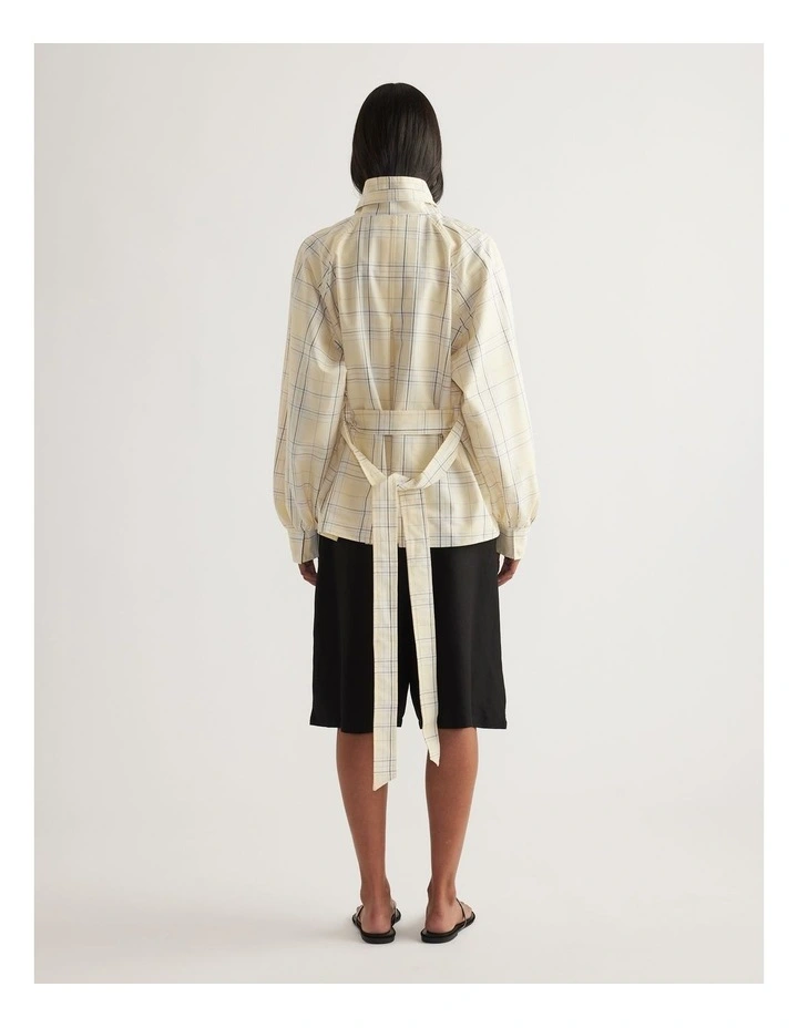 Pia Funnel Neck Trench image 2