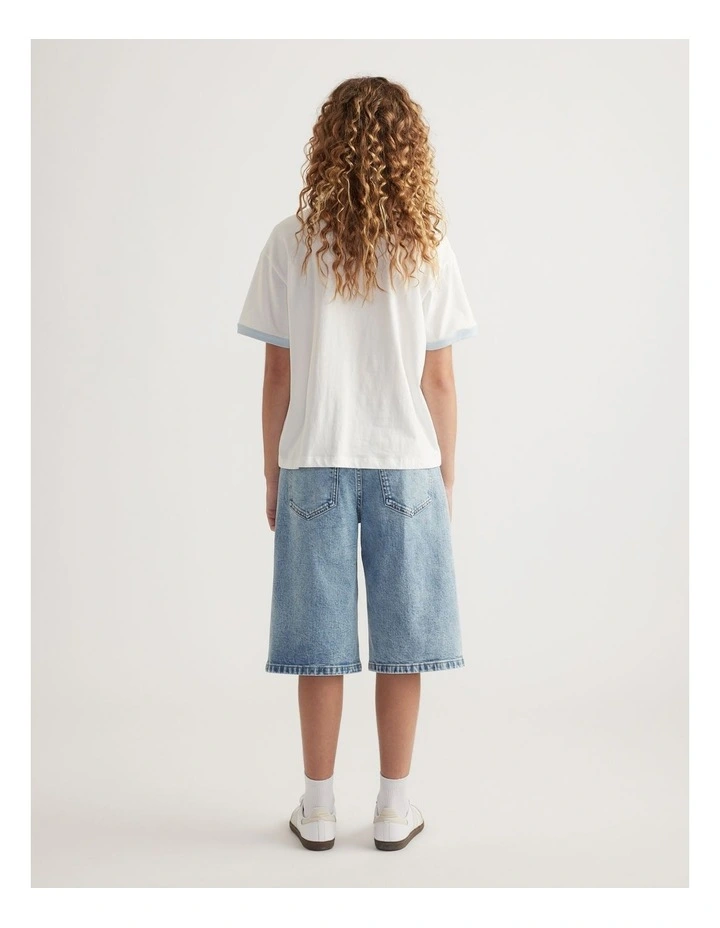 Girls Oversized Beach Tee image 2