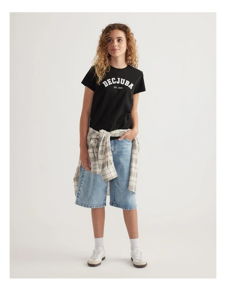 Girls Decjuba Logo Tshirt image 1