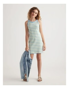 Girls Ava Rib Racer Tank Dress
