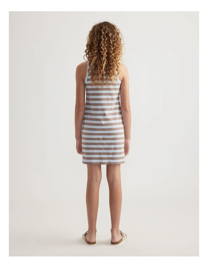 Girls Ava Rib Racer Tank Dress image 2