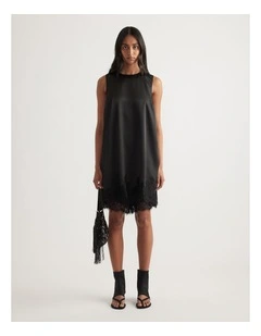 Lydia Lace Trim Shift Dress