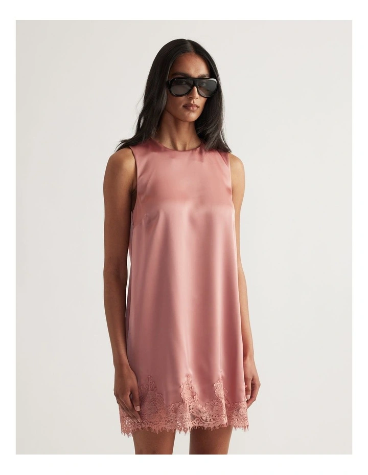 Lydia Lace Trim Shift Dress image 4