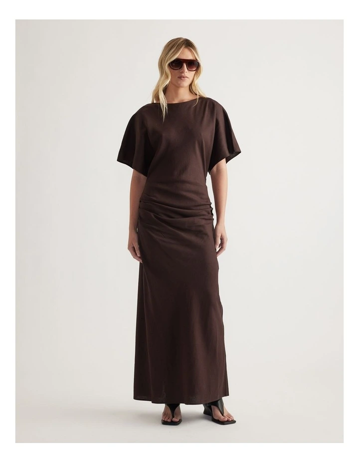 Julia Ruched Maxi Dress image 1