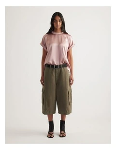 AnnMaree Satin Tee