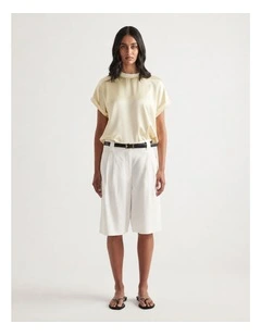 AnnMaree Satin Tee