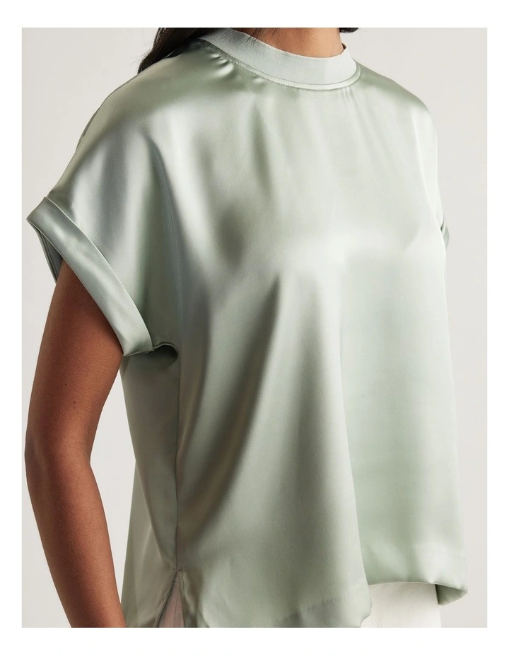 AnnMaree Satin Tee image 3