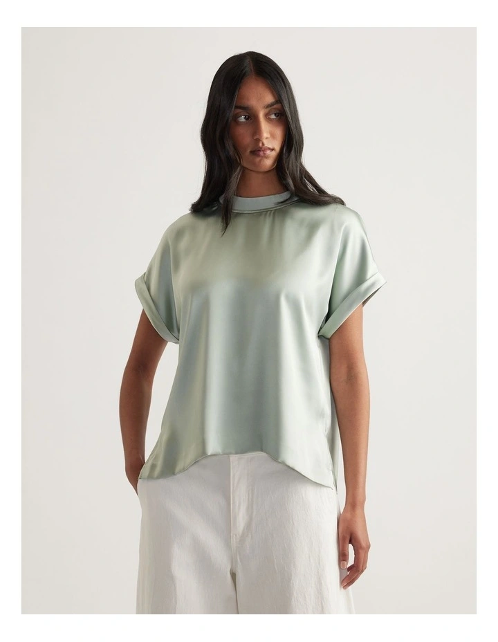 AnnMaree Satin Tee image 4
