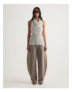 Gwen Textured Halter Top