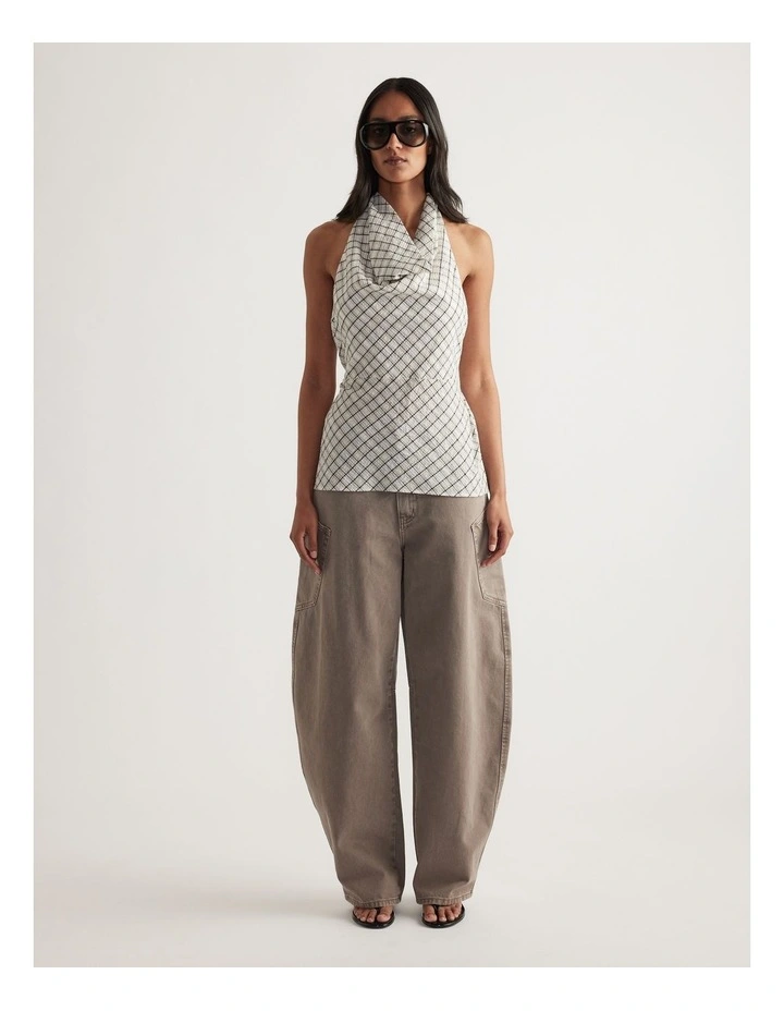 Gwen Textured Halter Top image 1
